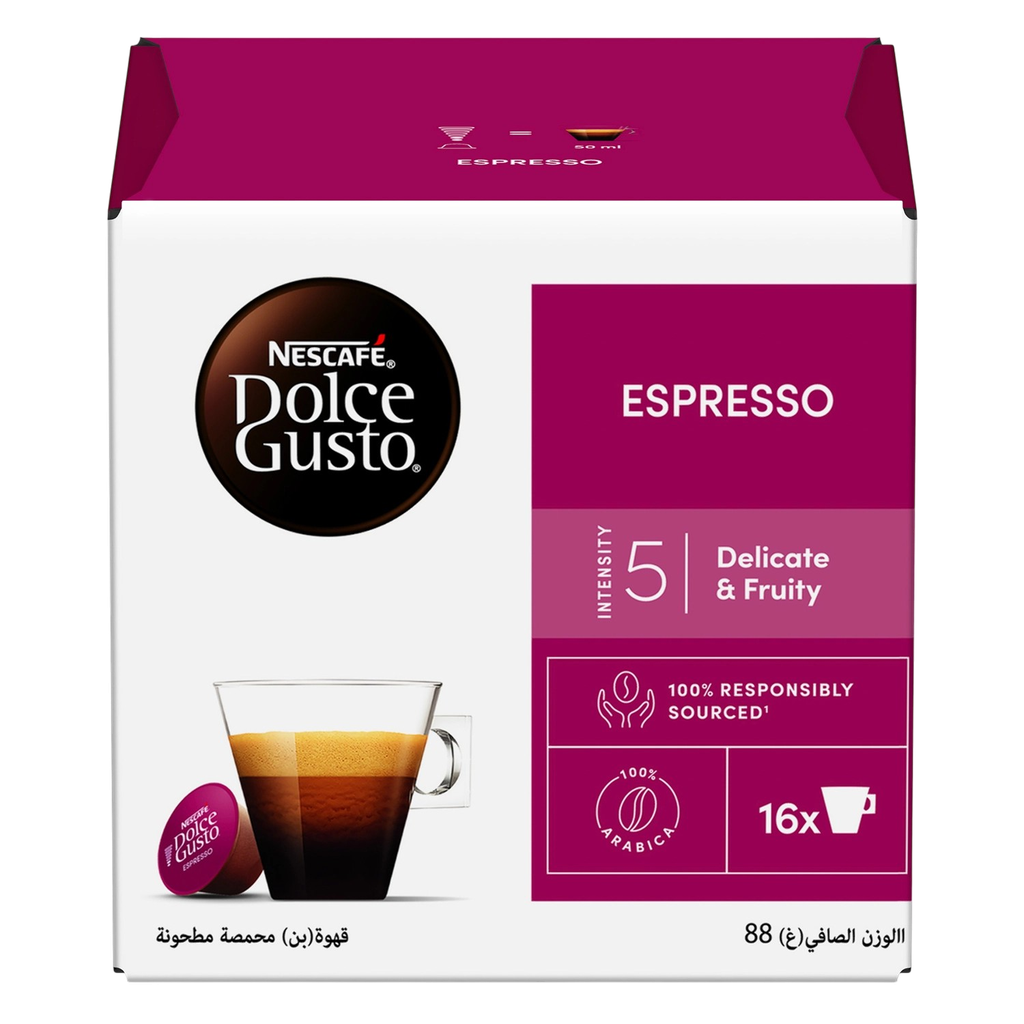 Nescafe Dolce Gusto Espresso Coffee pods 16 Cap
