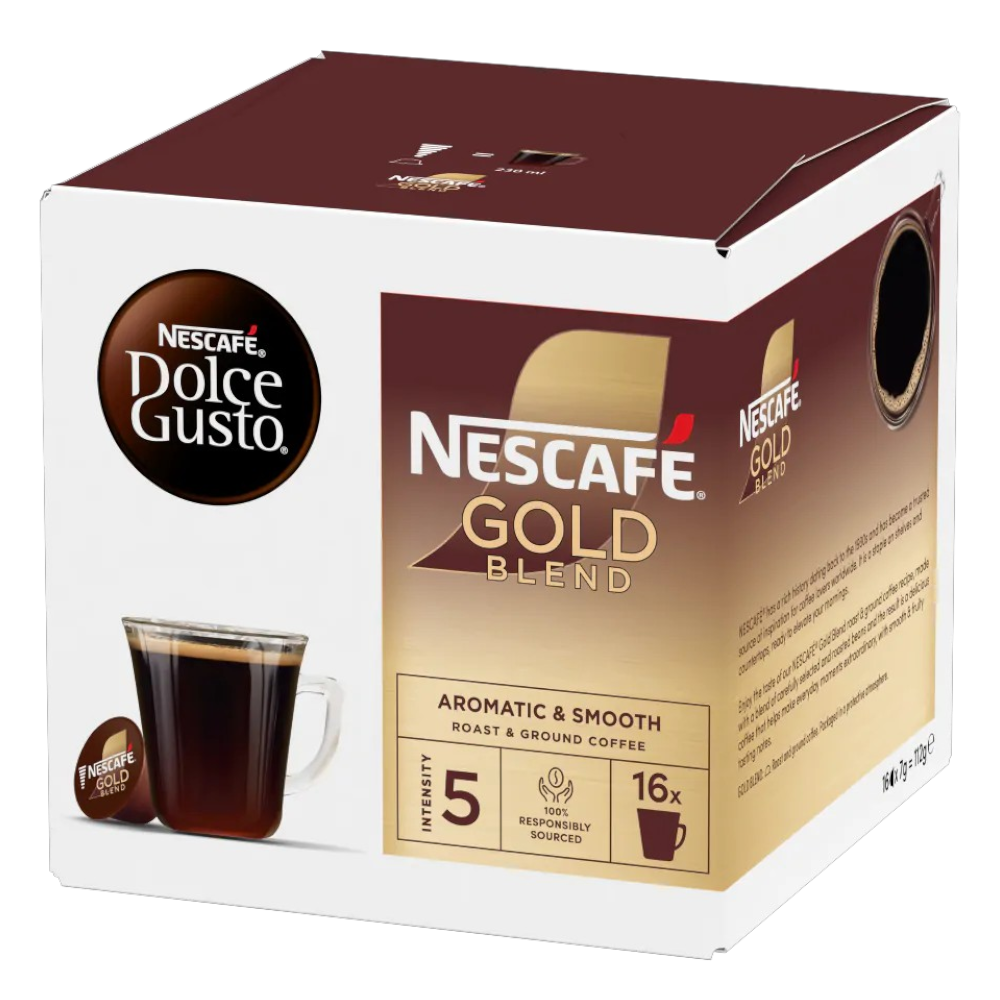 Nescafe Dolce Gusto Gold Blend Coffee pods x 16 Cap