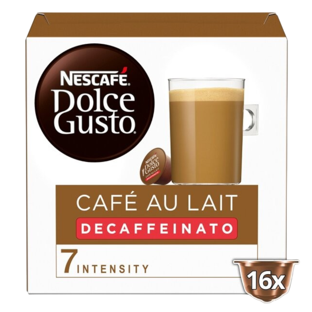 Nescafe Dolce Gusto Cafe Au Lait Coffee pods x 16 Cap